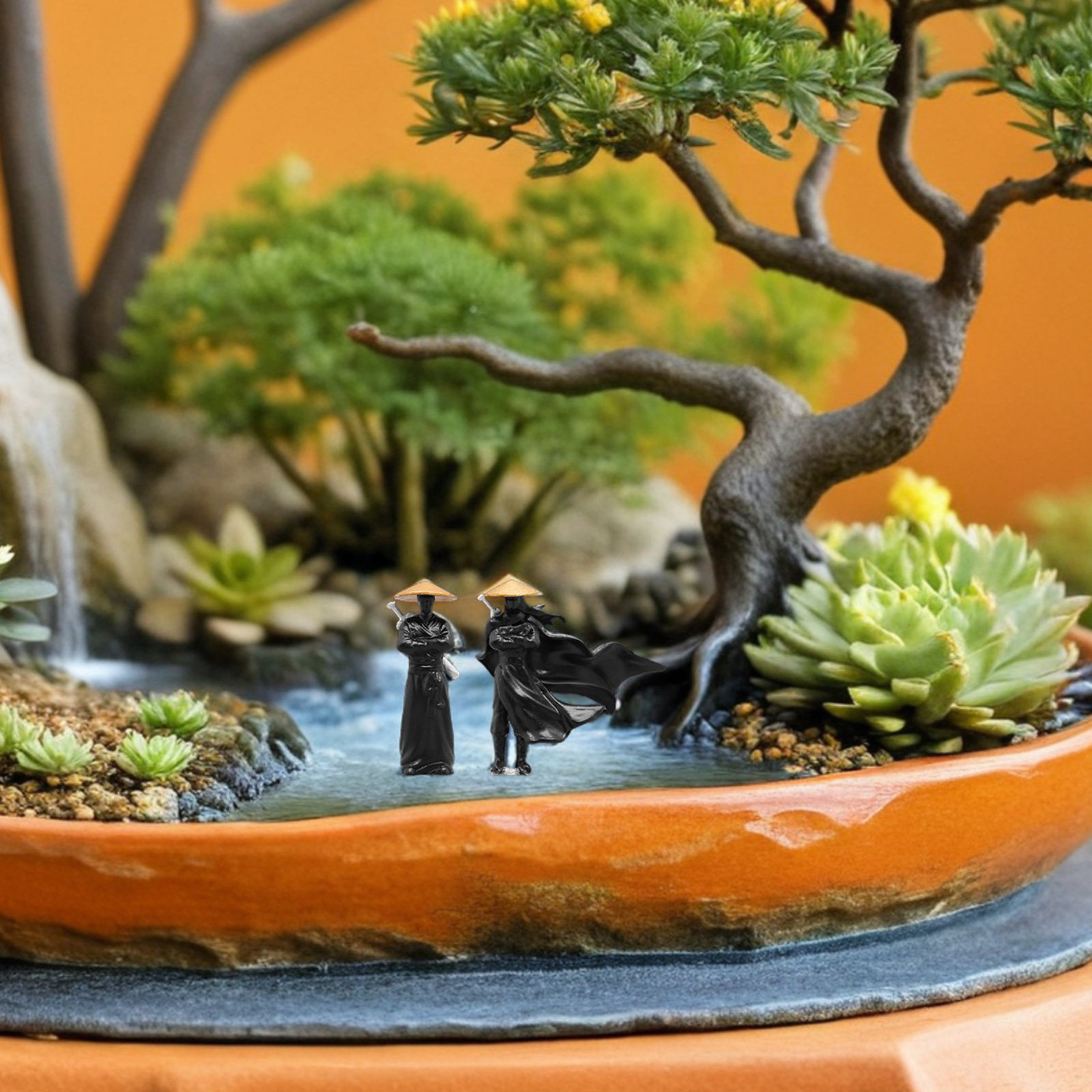 4Pcs Mini Ancient Style Chines - Bonsai Garden Chinese Garden avaliação e preço