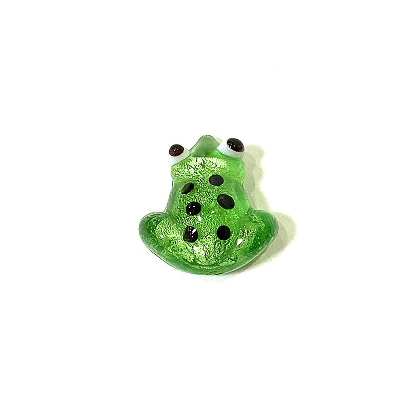 2pcs Mini Glass Frog Figurine  - Bonsai Garden Chinese Garden avaliação e preço