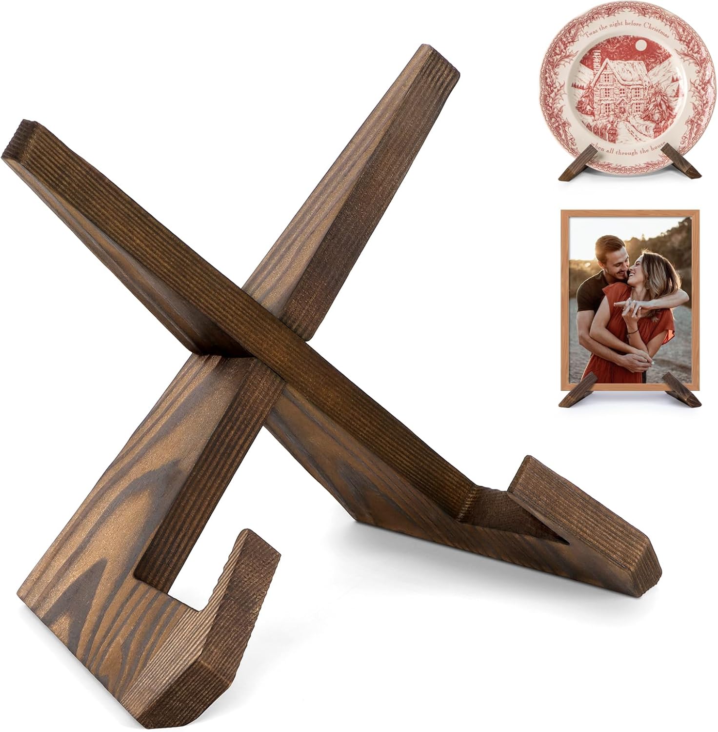 Plate Stand for Display, 6.5 I - Display Stand Wood avaliação e preço