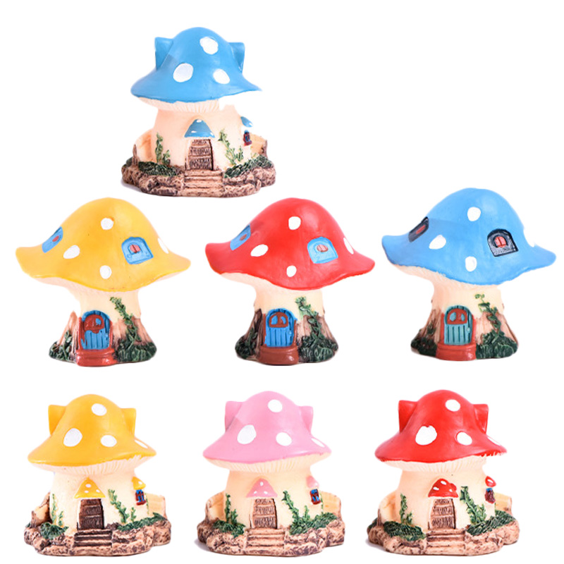 1PC Kawaii Garden Mini Mushroo - Bonsai Garden World avaliação e preço
