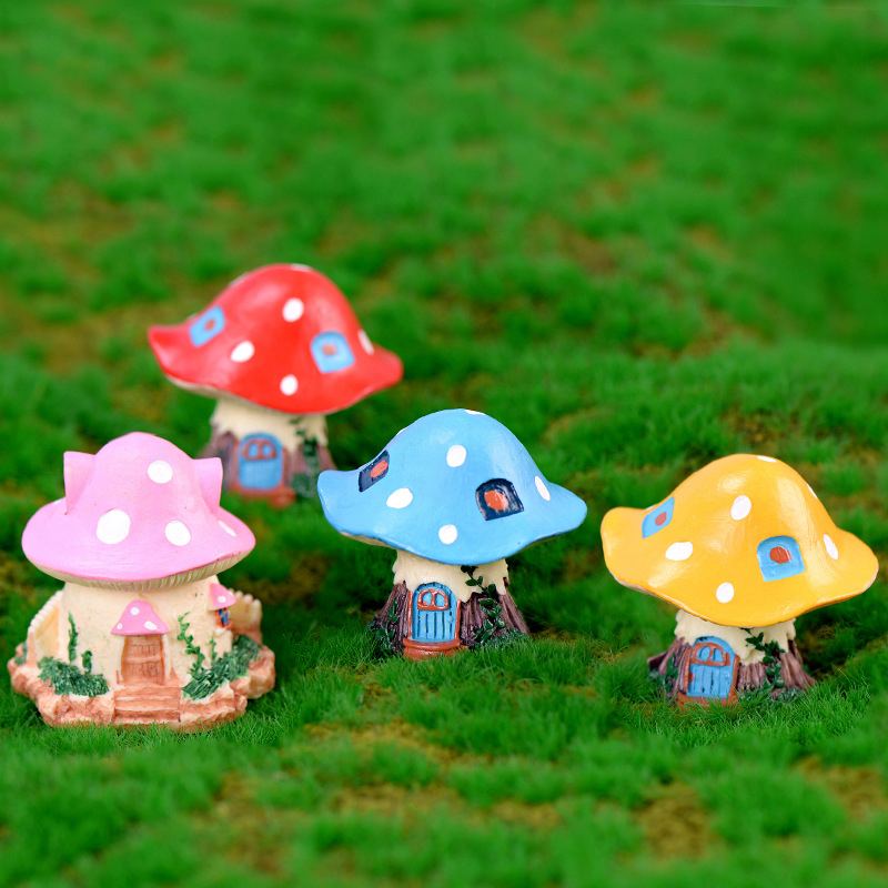 1PC Kawaii Garden Mini Mushroo - Bonsai Garden World avaliação e preço