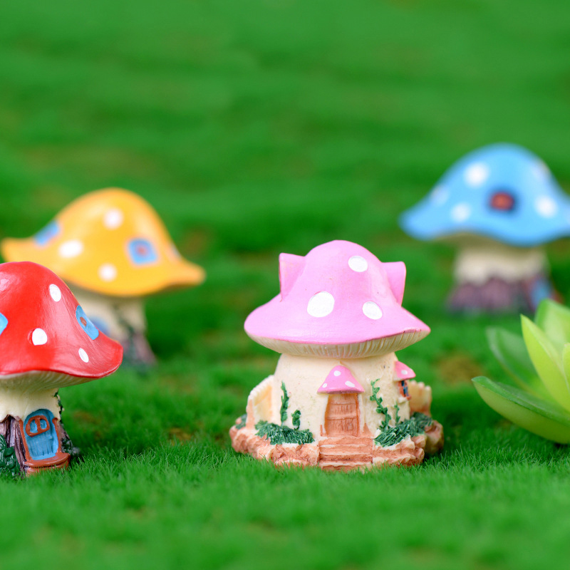 1PC Kawaii Garden Mini Mushroo - Bonsai Garden World avaliação e preço
