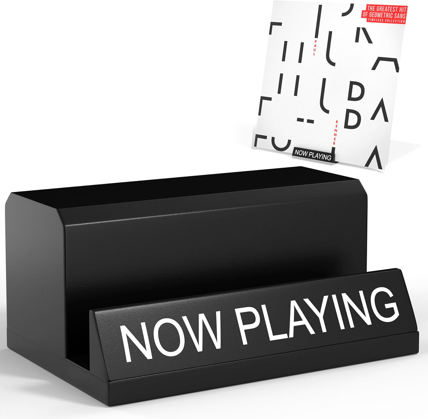 Now Playing Vinyl Record Stand - Display Stand Wood avaliação e preço
