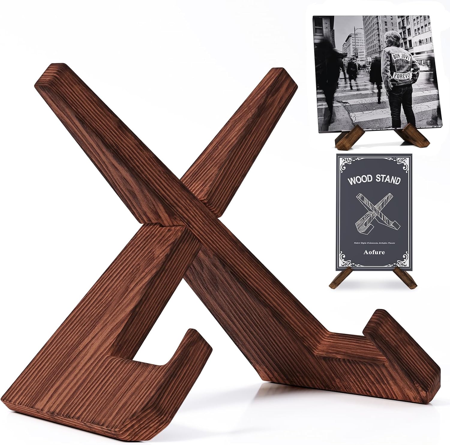 Single Wood Vinyl Record Stand - Display Stand Wood avaliação e preço