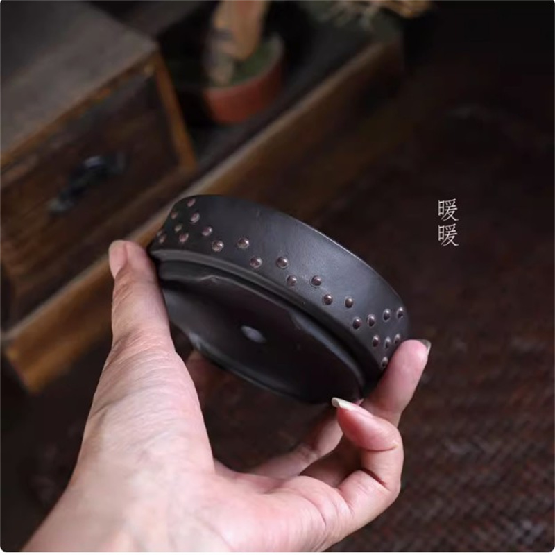 Ceramic Round Bonsai Pot, Drum - Bonsai Garden Chinese Garden avaliação e preço