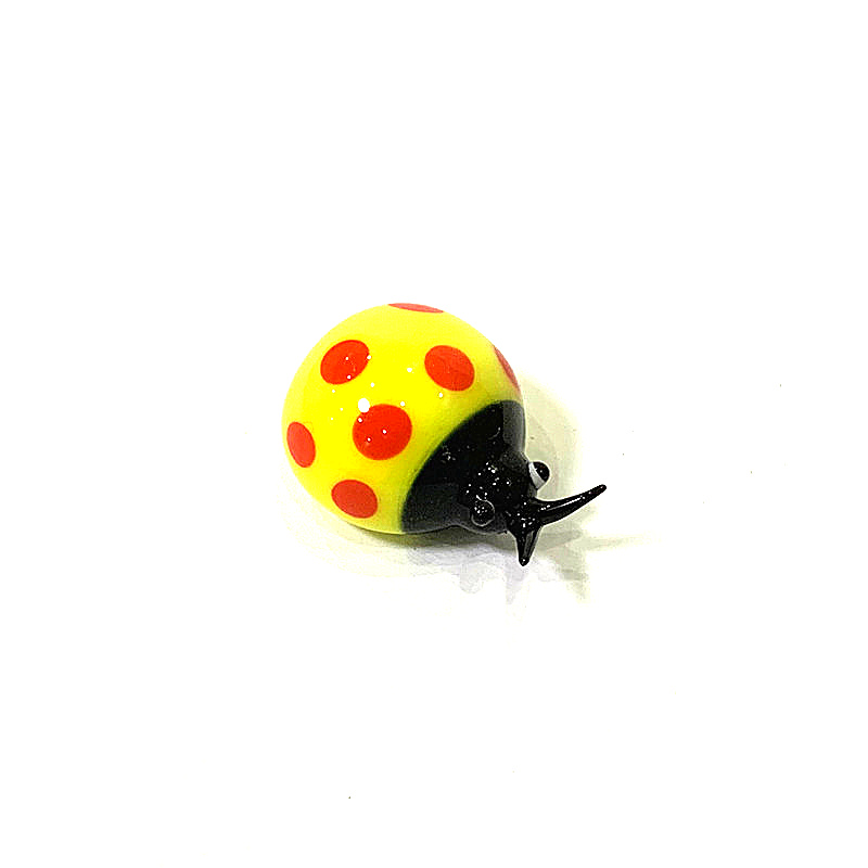 Colorful Mini Glass Ladybug Fi - Bonsai Garden Chinese Garden avaliação e preço