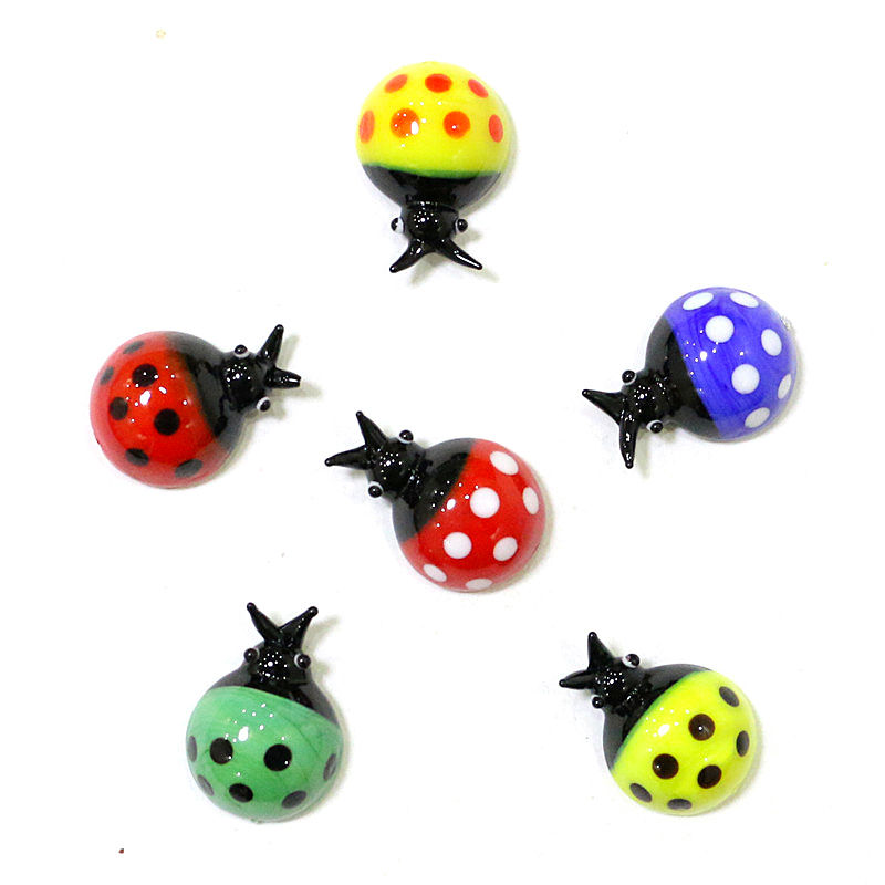 Mini Glass Beetle Ladybug Figu - Bonsai Garden Chinese Garden avaliação e preço