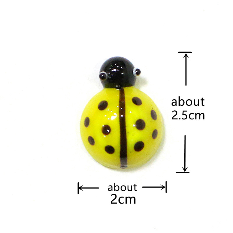 Mini Glass Beetle Ladybug Figu - Bonsai Garden Chinese Garden avaliação e preço