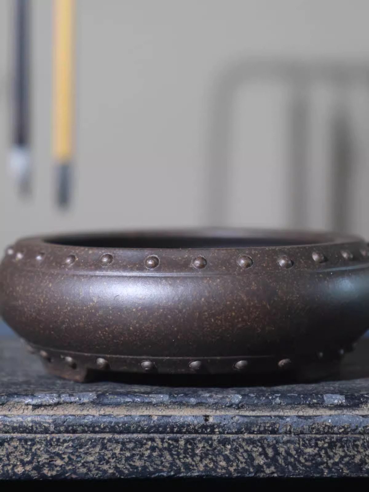 Ceramic Circle Bonsai Pot, Mad - Bonsai Garden Chinese Garden avaliação e preço