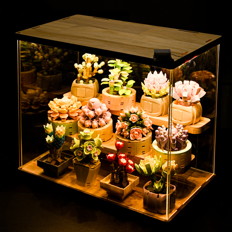 DIY MOC Potted Plants Succulen - Bonsai Garden Experts avaliação e preço