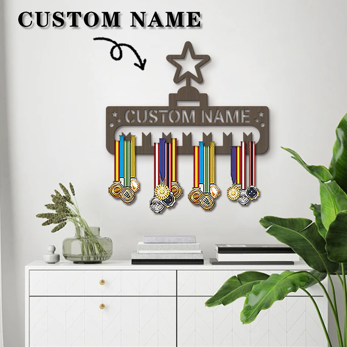1pc Custom Modern Style Cartoo - Display Stand Wood avaliação e preço