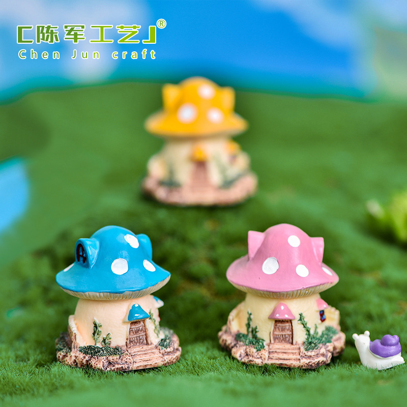 Colorful Garden Mushroom House - Bonsai Garden World avaliação e preço
