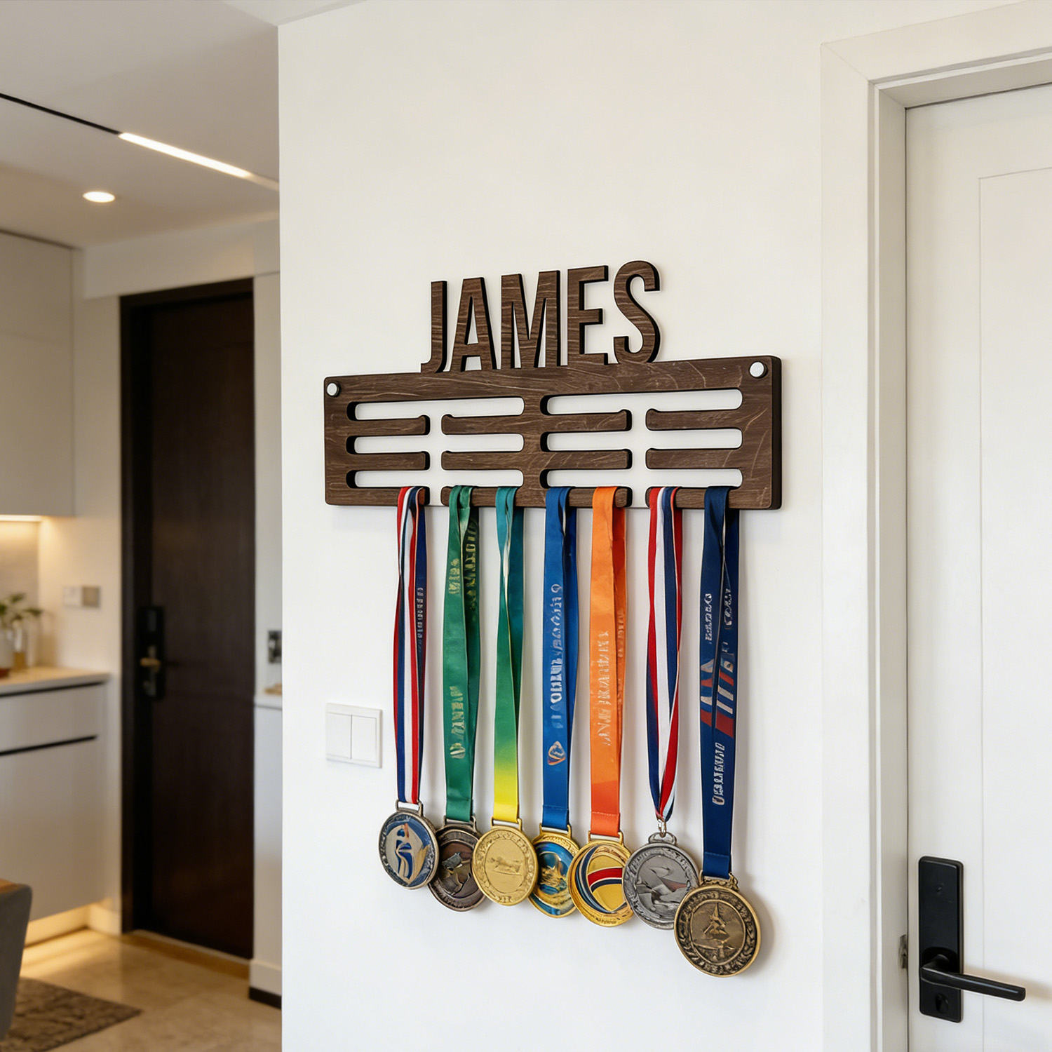1pc Custom Modern Style Medal  - Display Stand Wood avaliação e preço