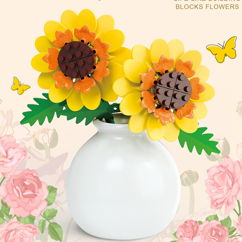 DIY MOC Flowers Bouquet Rose S - Bonsai Garden Experts avaliação e preço