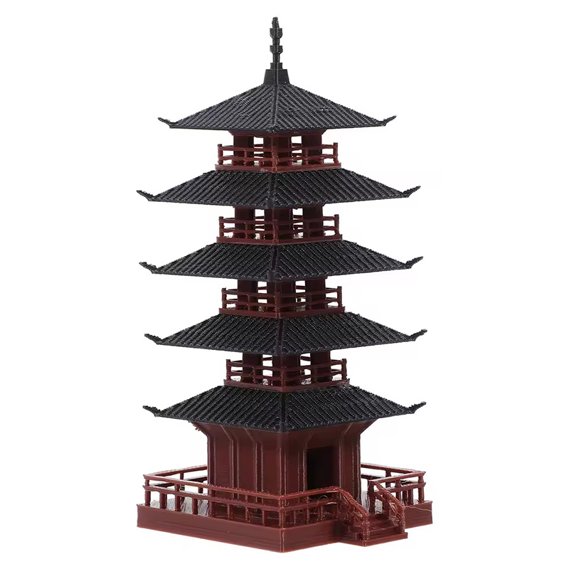 🛒1Pc Mini Pagoda Statue Chines - Bonsai Garden Chinese Garden avaliação e preço