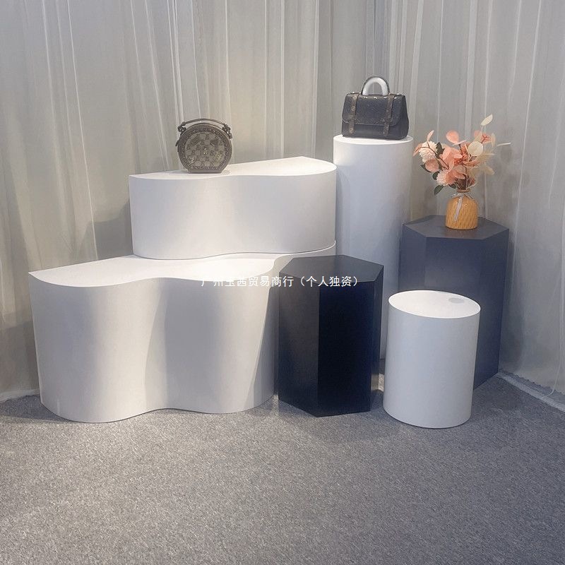 Wood paint simple European flo - Display Stand Wood avaliação e preço