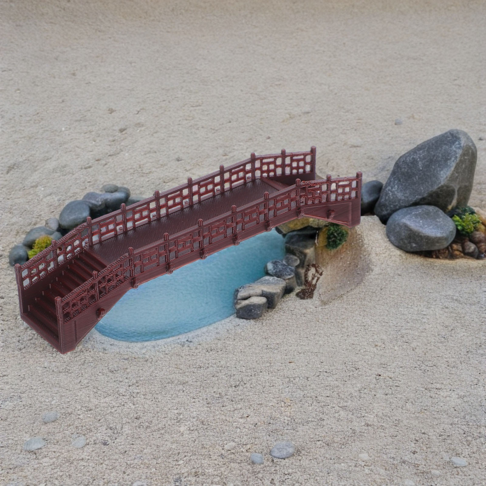 Miniature Bridge Chinese Style - Bonsai Garden Chinese Garden avaliação e preço
